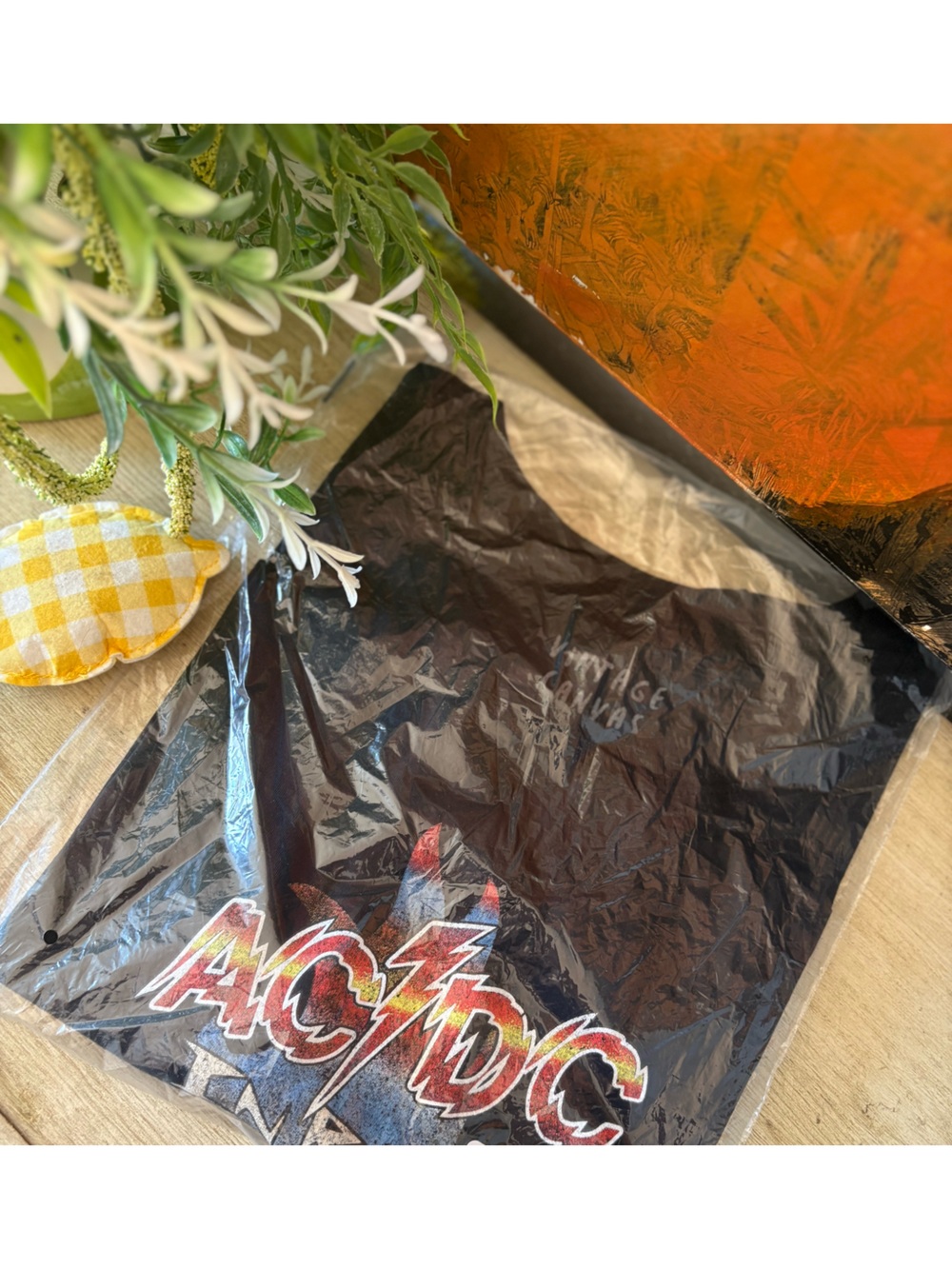 NIB AC/DC Cropped Graphic Size M